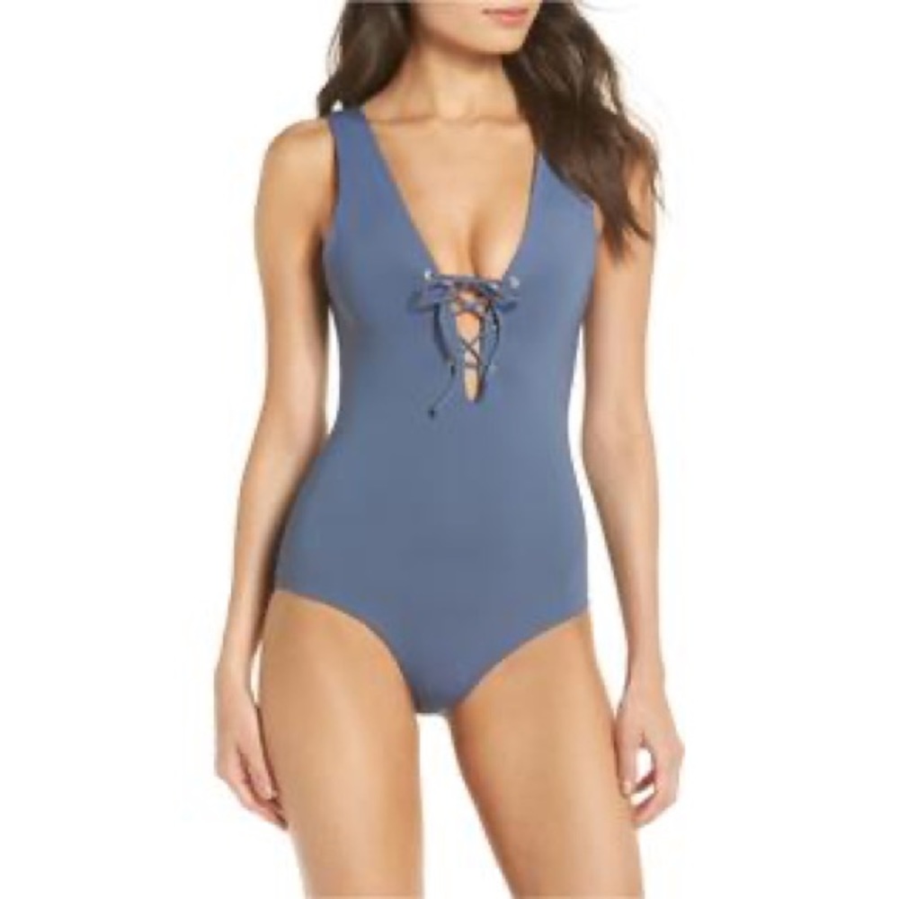 Tavik Womens Roan One Piece Tank Swimsuit, Blue